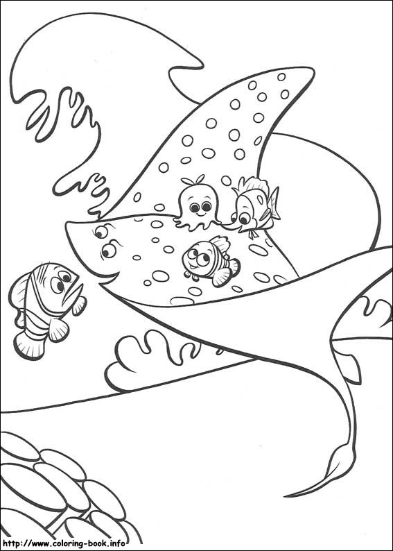 Finding Nemo coloring picture